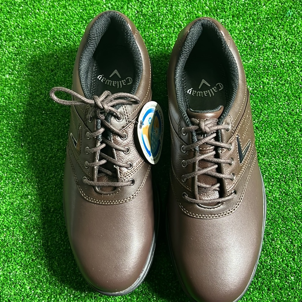 Callaway 2012 XTT LT Saddle Mens Golf Shoe - Brown - Picture 2 of 6